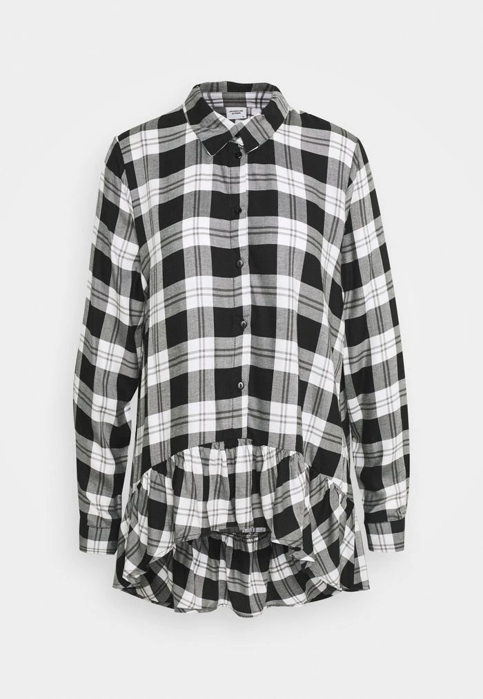 JDYSTAY HIGH LOW SOLID - Chemisier - Black/white 3 JDYSTAY HIGH LOW SOLID - Chemisier - Black/white