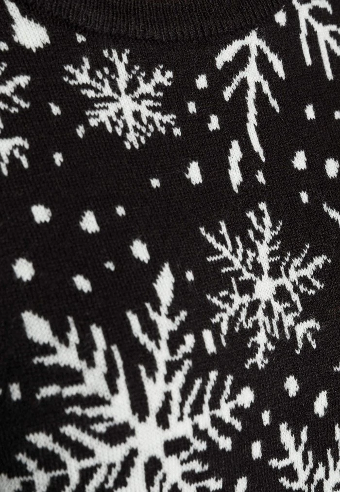 JDYMIKA JACQUARD DRESS - Robe Pull - Black 7 JDYMIKA JACQUARD DRESS - Robe Pull - Black – Image 5