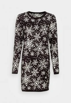 JDYMIKA JACQUARD DRESS - Robe Pull - Black 10 JDYMIKA JACQUARD DRESS - Robe Pull - Black -Promos JDY Boutique 78160fa0b6124c50af417abd646910f1