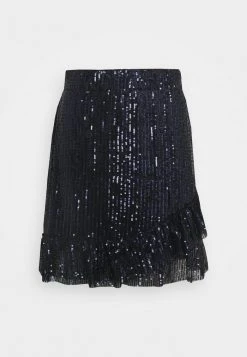 JDYMIMO SEQUINS SKIRT - Jupe Trapèze - Sky Captain