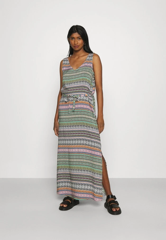 JDYSTAAR LIFE DRESS - Robe Longue - Cloud Dancer/multicolor Aztec 3 JDYSTAAR LIFE DRESS - Robe Longue - Cloud Dancer/multicolor Aztec