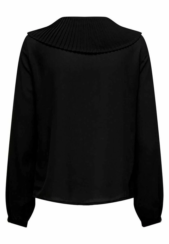 JDY PLISSEEKRAGEN - Blouse - Black 4 JDY PLISSEEKRAGEN - Blouse - Black – Image 2