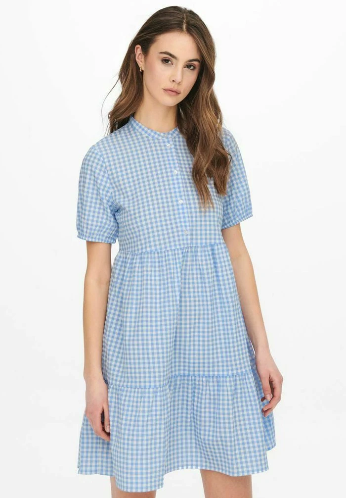 JDY KURZARM - Robe Chemise - Blue 6 JDY KURZARM - Robe Chemise - Blue – Image 4