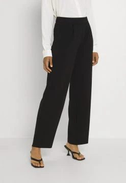 JDYCATIA LANEY WIDE PANT - Pantalon Classique - Black