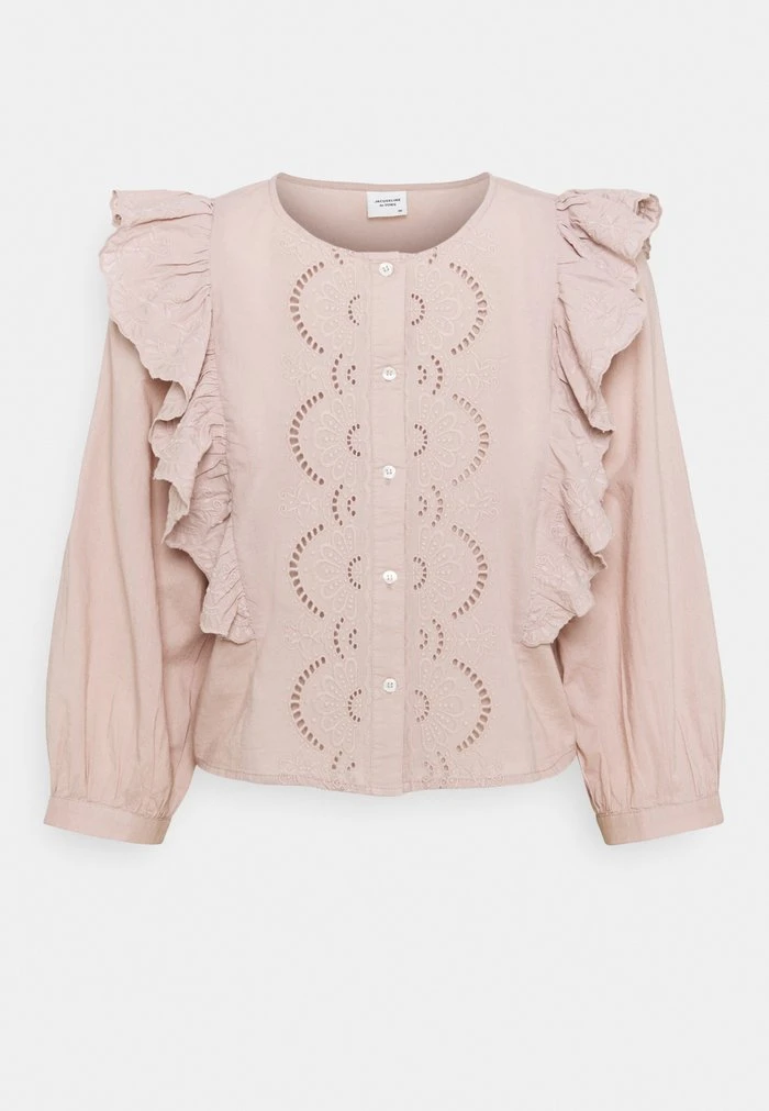 JDYSEVILIA LIFE 3/4 SHORT BLOUSE - T-shirt à Manches Longues - Bark 3 JDYSEVILIA LIFE 3/4 SHORT BLOUSE - T-shirt à Manches Longues - Bark