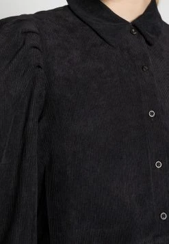 JDYULE SOFI PUFF SLEEVE BELT DRESS - Robe Chemise - Black -Promos JDY Boutique 7d5f96e9173f4700a191bb943b4ed8a4