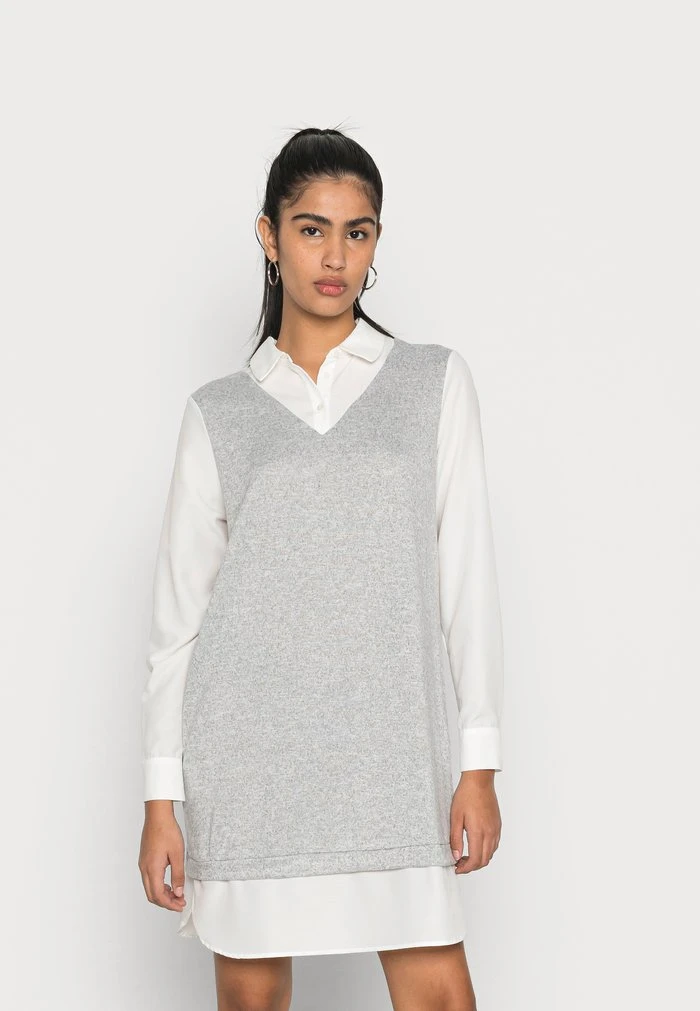 JDYTONSY - Robe Pull - Mottled Light Grey 3 JDYTONSY - Robe Pull - Mottled Light Grey