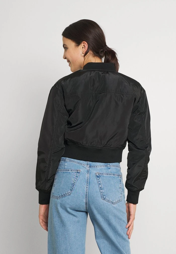 JDYDELTA CROPPED JACKET - Blouson Bomber - Black 5 JDYDELTA CROPPED JACKET - Blouson Bomber - Black – Image 3