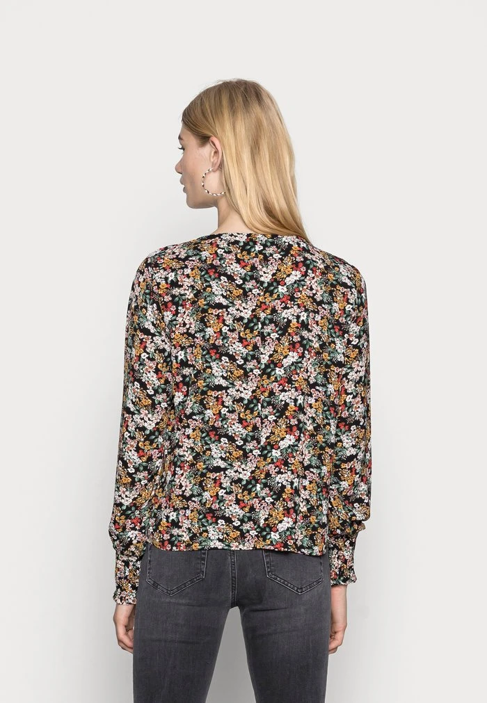 JDYPIPER V NECK - Blouse - Black/multi-coloured 5 JDYPIPER V NECK - Blouse - Black/multi-coloured – Image 3
