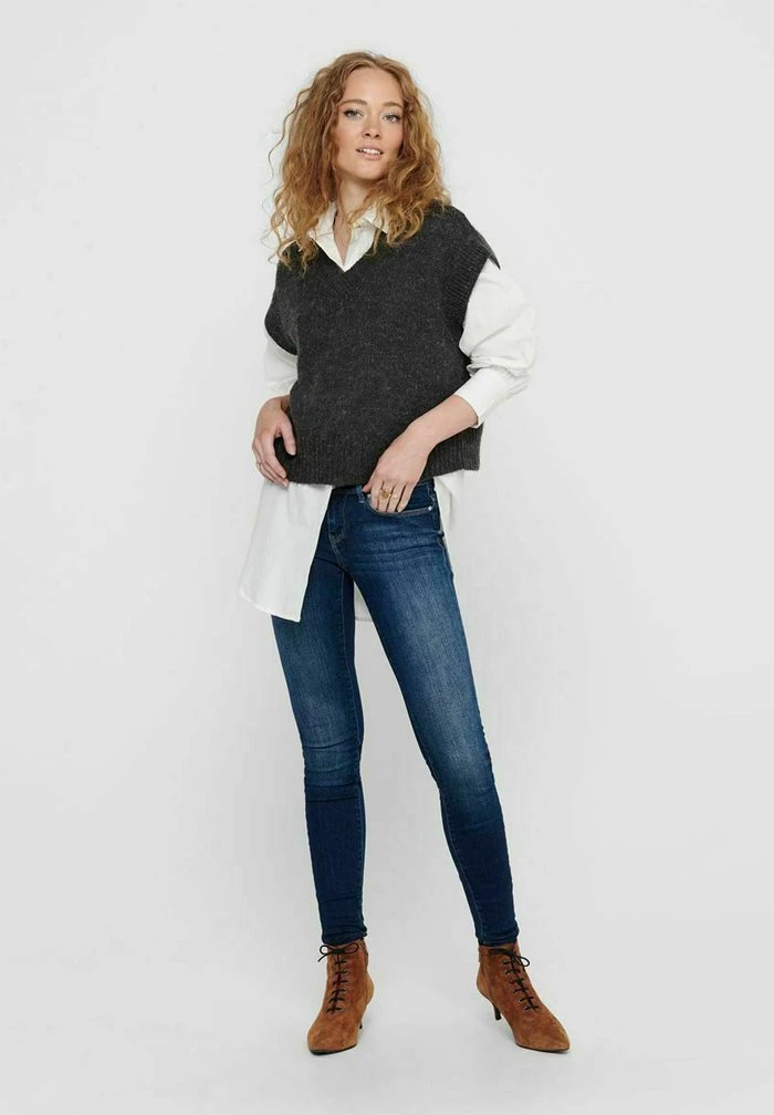 JDY T-shirt Imprimé - Dark Grey Melange 4 JDY T-shirt Imprimé - Dark Grey Melange – Image 2