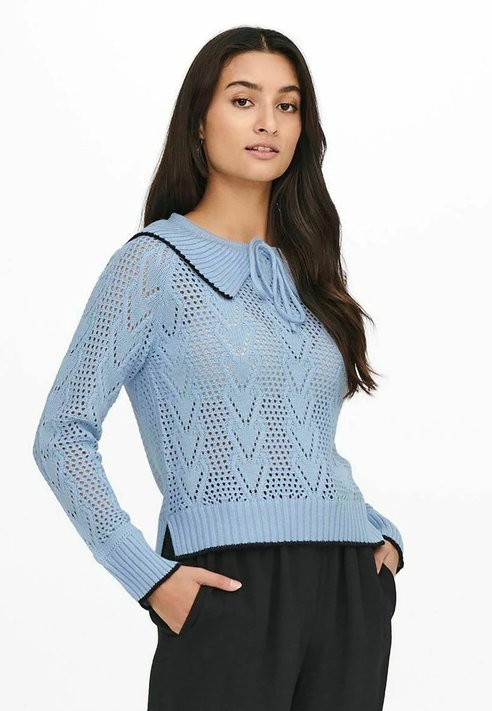 JDY Pullover - Cashmere Blue 3 JDY Pullover - Cashmere Blue