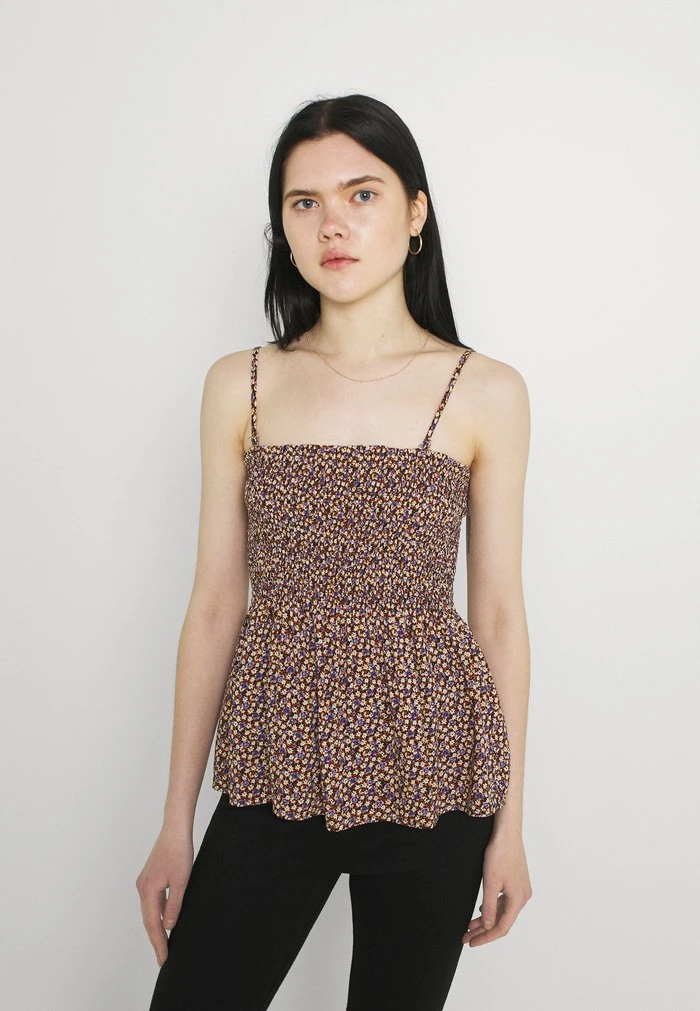 JDYSTARR LIFE STRAP SMOCK - Débardeur - Black/rose 3 JDYSTARR LIFE STRAP SMOCK - Débardeur - Black/rose