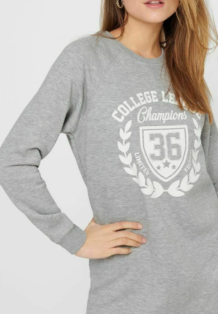 JDYVENUS DRESS - Robe De Jour - Light Grey Melange 6 JDYVENUS DRESS - Robe De Jour - Light Grey Melange – Image 4