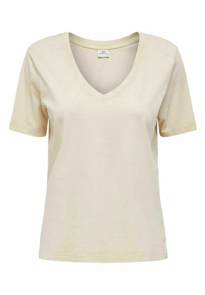 JDYFAROCK LIFE V NECK - T-shirt Basique - Oatmeal 7 JDYFAROCK LIFE V NECK - T-shirt Basique - Oatmeal – Image 5
