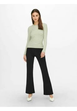 JDY OBERTEIL GESTREIFTES - Pullover - Basil