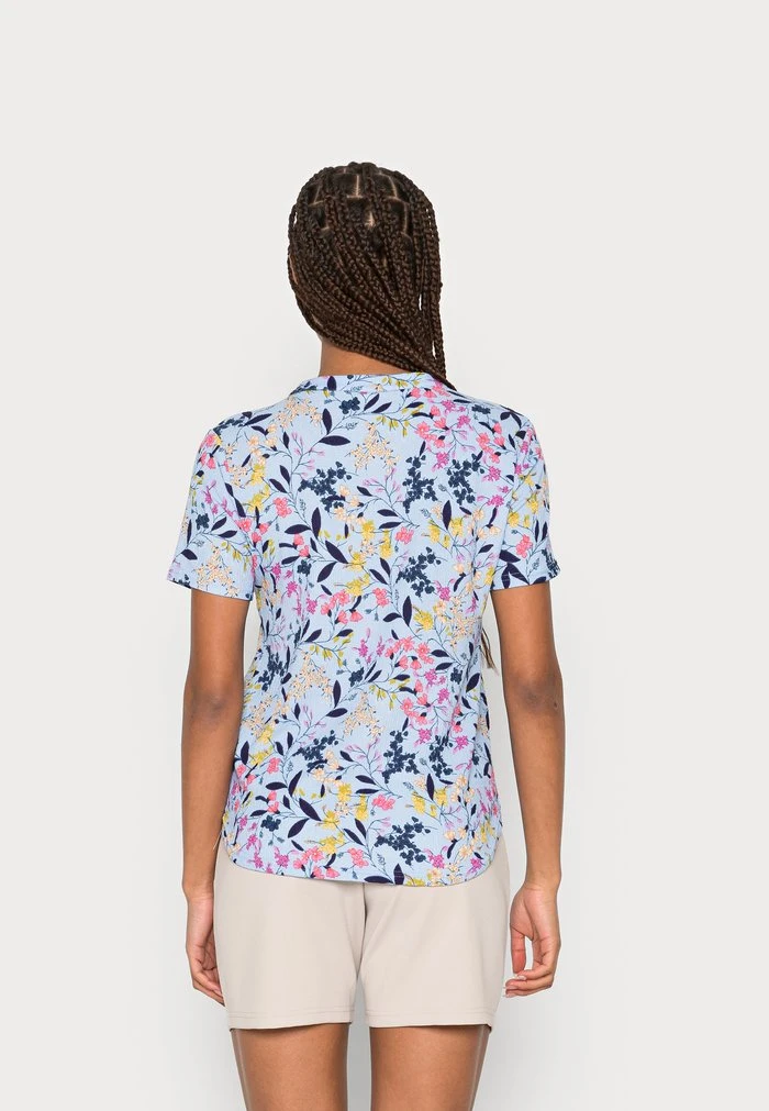 JDYLOTUS V NECK TOP - T-shirt Basique - Brunnera Blue 5 JDYLOTUS V NECK TOP - T-shirt Basique - Brunnera Blue – Image 3