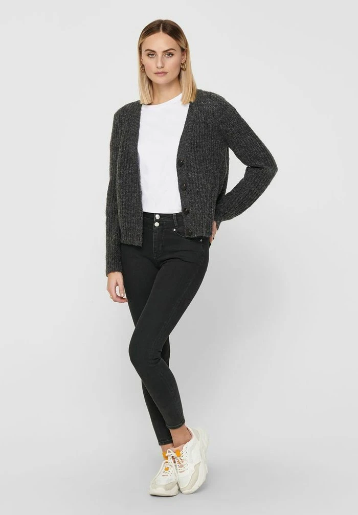 JDY Gilet - Dark Grey Melange 4 JDY Gilet - Dark Grey Melange – Image 2