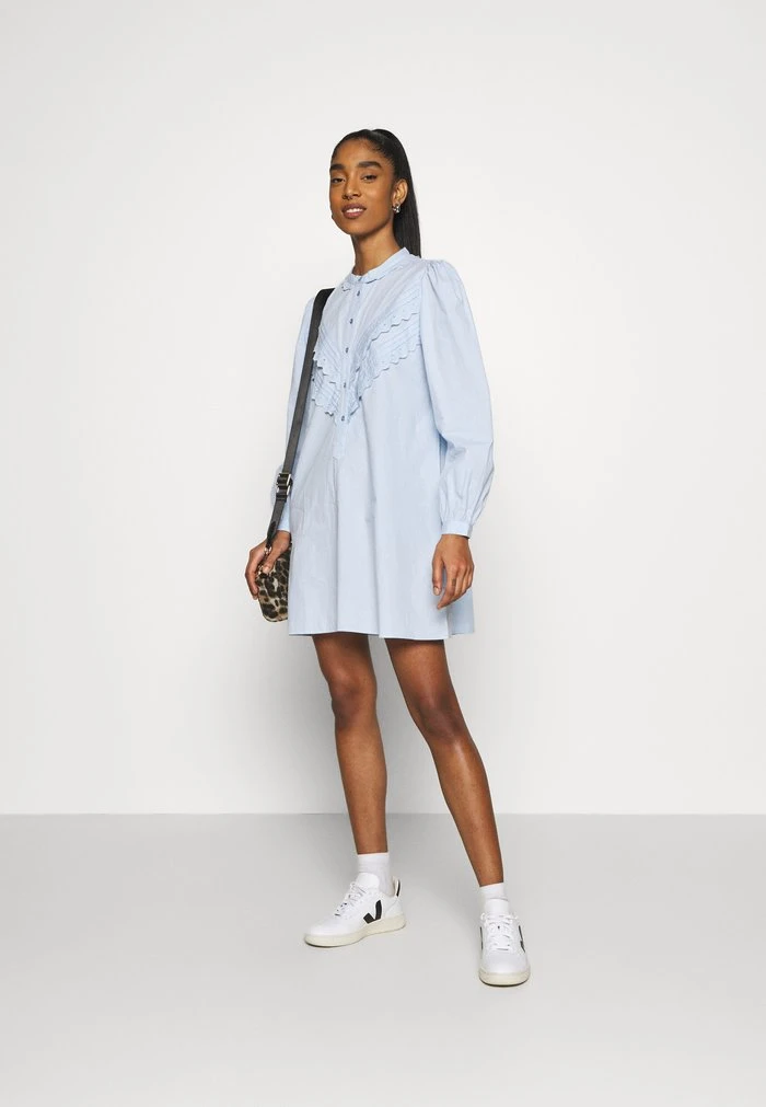 JDYMUMBAI LIFE - Robe Chemise - Cashmere Blue 4 JDYMUMBAI LIFE - Robe Chemise - Cashmere Blue – Image 2