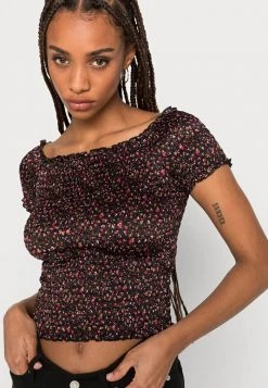 JDYBOA SMOCK - T-shirt Imprimé - Black/ditsy -Promos JDY Boutique 88438c8979324bd4966285c7560c9712