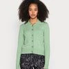 JDYMARCO COLLAR CARDIGAN - Gilet - Basil