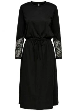 JDY SPITZENDETAIL - Robe En Jersey - Black
