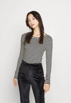 JDYFRANSISKA O NECK - T-shirt à Manches Longues - Black/white