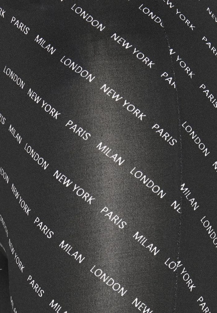 JDYBOURNE AOP - Legging - Black/city Text 5 JDYBOURNE AOP - Legging - Black/city Text – Image 3