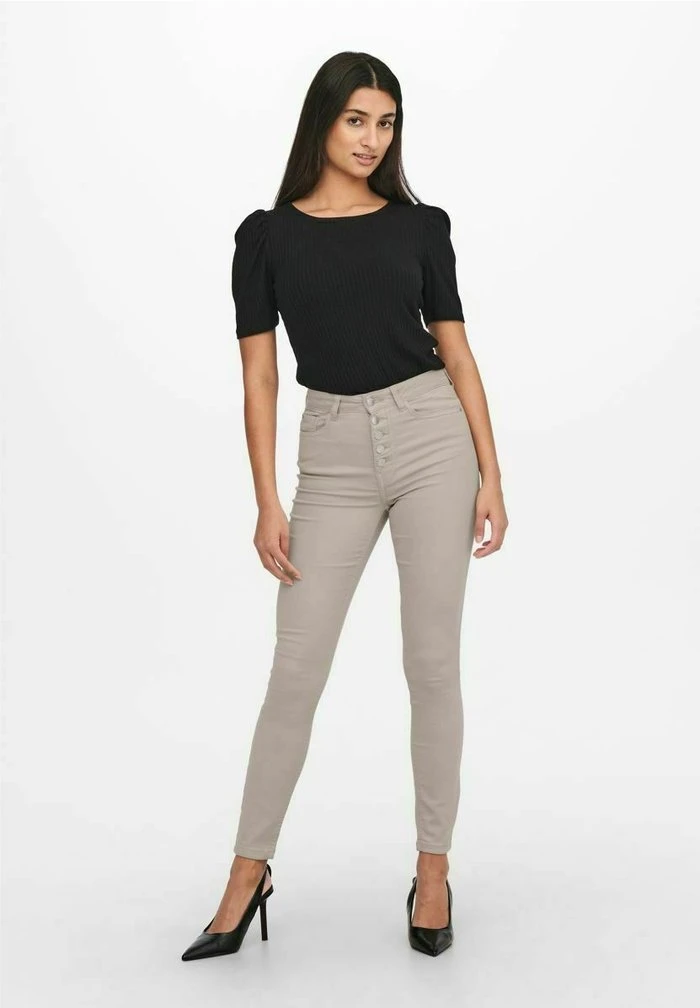 JDYLARA LIFE BUTTON - Jeans Skinny - Chateau Gray 4 JDYLARA LIFE BUTTON - Jeans Skinny - Chateau Gray – Image 2