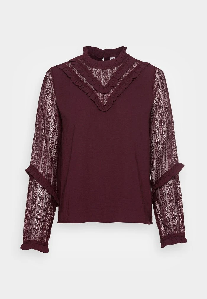 JDY LISA FRILL - Blouse - Winetasting 6 JDY LISA FRILL - Blouse - Winetasting – Image 4