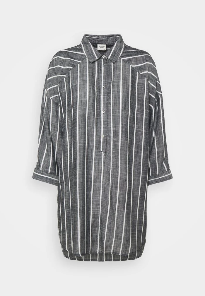 JDYJANINE LONG SHIRT - Blouse - Sky Captain/white 3 JDYJANINE LONG SHIRT - Blouse - Sky Captain/white