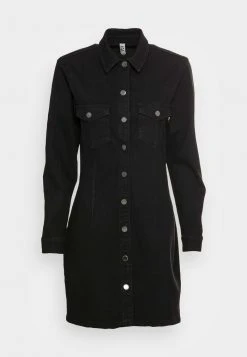 JDYSANNA DRESS - Robe En Jean - Black Denim -Promos JDY Boutique 8eaf965d5b854755acd6bf9a7cc2abdb