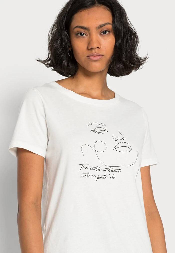 JDYFLORA - T-shirt Imprimé - Off White 7 JDYFLORA - T-shirt Imprimé - Off White – Image 5