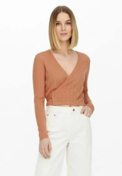 JDY WICKEL - T-shirt à Manches Longues - Orange