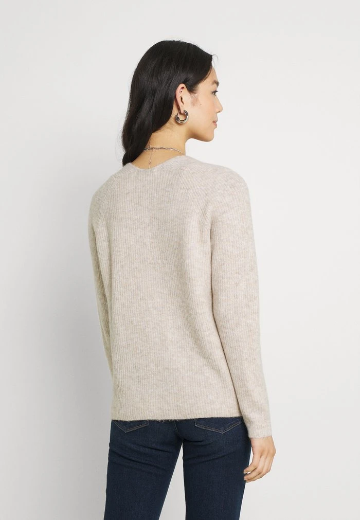 JDYANNE WIDE V NECK - Pullover - Pumice Stone 5 JDYANNE WIDE V NECK - Pullover - Pumice Stone – Image 3