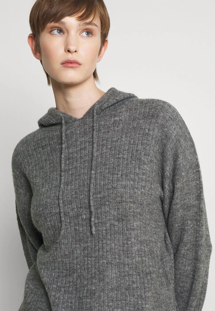 JDYSUNDAY HOOD - Sweat à Capuche - Dark Grey Melange 6 JDYSUNDAY HOOD - Sweat à Capuche - Dark Grey Melange – Image 4