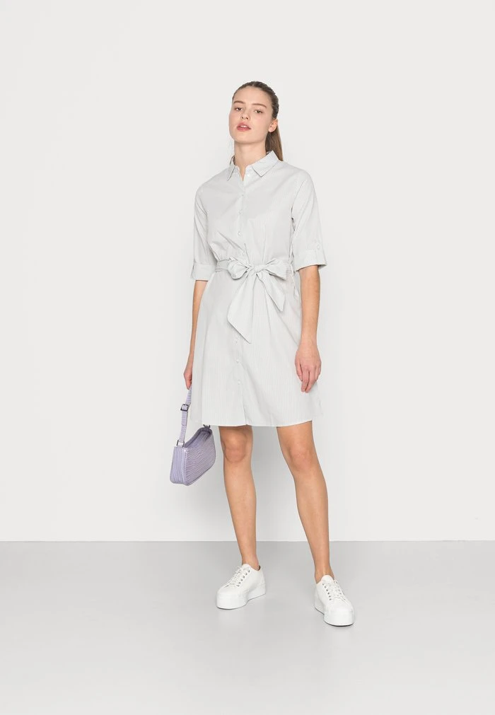 JDYHALL DRESS - Robe Chemise - Mineral Gray 4 JDYHALL DRESS - Robe Chemise - Mineral Gray – Image 2