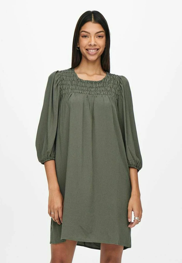 JDY 3/4 ÄRMEL - Robe De Jour - Basil 3 JDY 3/4 ÄRMEL - Robe De Jour - Basil