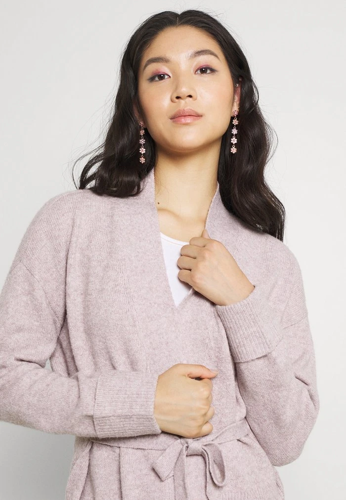 JDYPAMELA LIFE WRAP - Gilet - Nostalgia Rose Melange 6 JDYPAMELA LIFE WRAP - Gilet - Nostalgia Rose Melange – Image 4