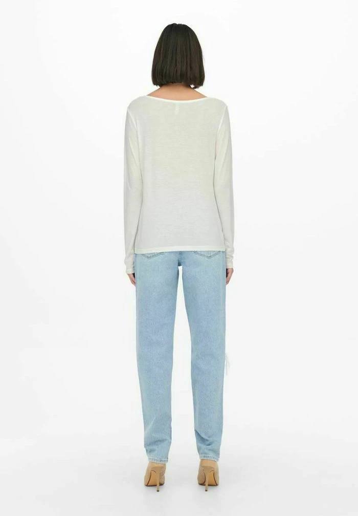 JDY T-shirt à Manches Longues - Cloud Dancer 5 JDY T-shirt à Manches Longues - Cloud Dancer – Image 3