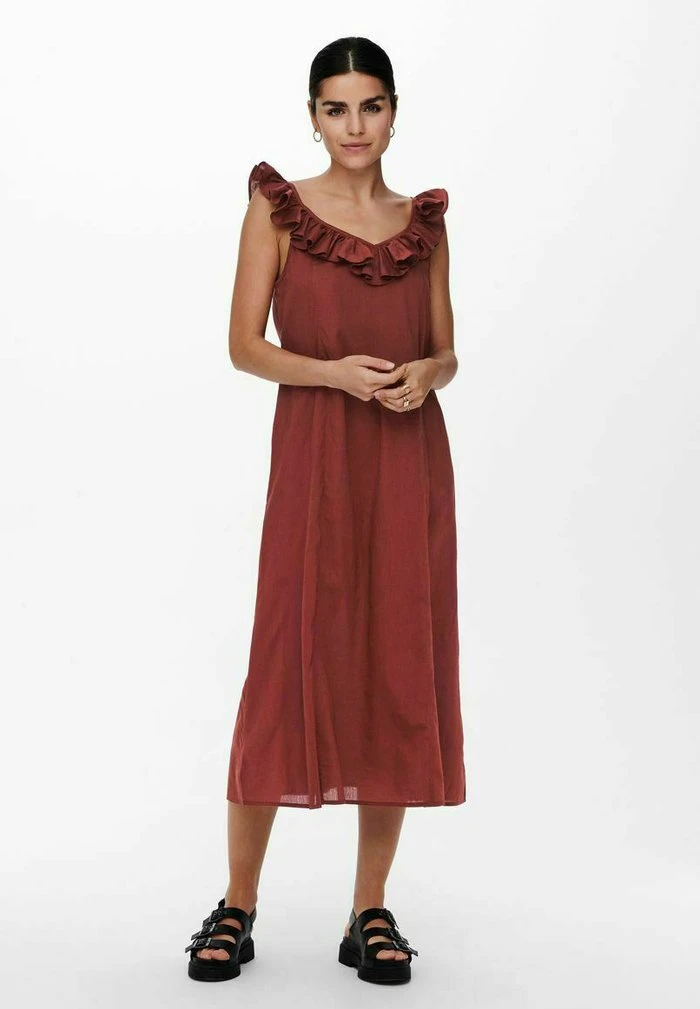 JDY Robe De Jour - Henna 3 JDY Robe De Jour - Henna