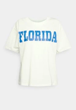 JDYTULSA LIFE - T-shirt Imprimé - Cloud Dancer