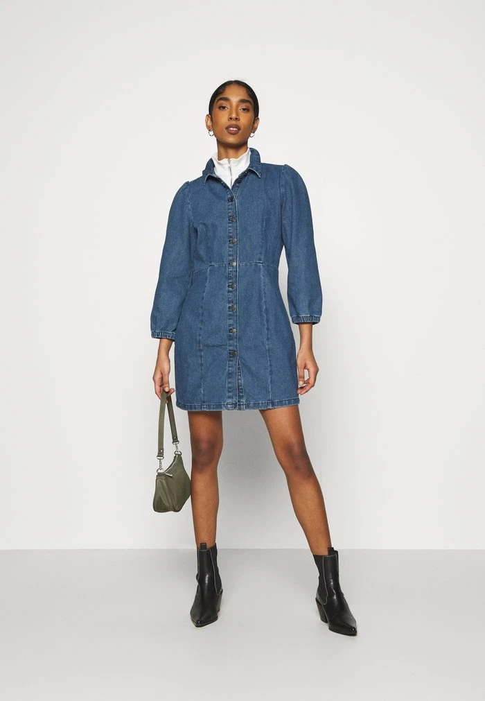 JDYATHENA DRESS - Robe En Jean - Medium Blue Denim 4 JDYATHENA DRESS - Robe En Jean - Medium Blue Denim – Image 2