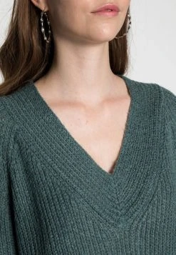 JDYWENDY V NECK DRESS - Robe Pull - Blue Grey -Promos JDY Boutique 9c13aae452d54b8f88f5f2a7a05a4b26