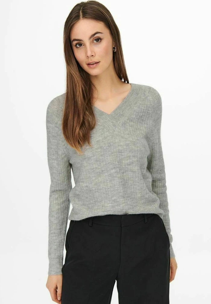 JDYSUNDAY - Pullover - Light Grey Melange 6 JDYSUNDAY - Pullover - Light Grey Melange – Image 4