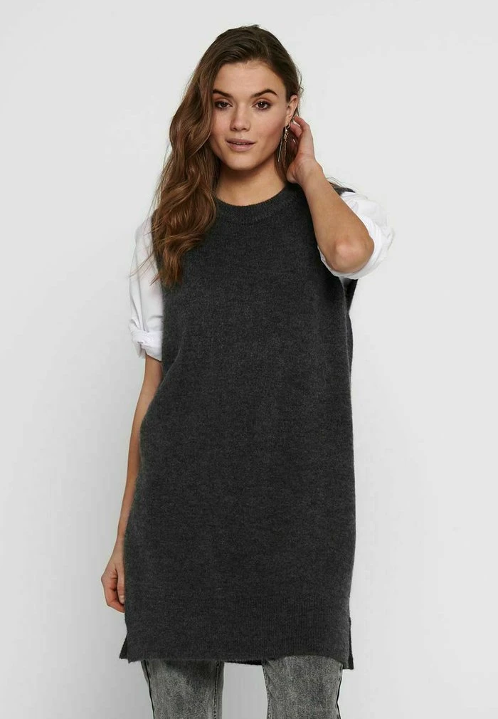 JDY Robe Pull - Dark Grey Melange 3 JDY Robe Pull - Dark Grey Melange