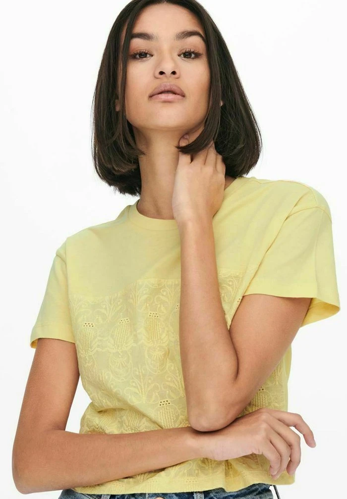 JDY T-shirt Basique - Straw 7 JDY T-shirt Basique - Straw – Image 5