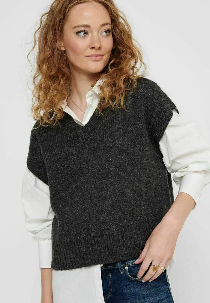 JDY T-shirt Imprimé - Dark Grey Melange 6 JDY T-shirt Imprimé - Dark Grey Melange – Image 4