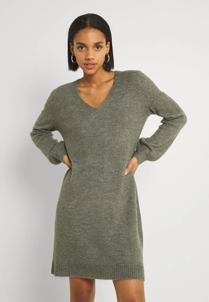 JDYELANORA V NECK DRESS - Robe Pull - Kalamata 3 JDYELANORA V NECK DRESS - Robe Pull - Kalamata