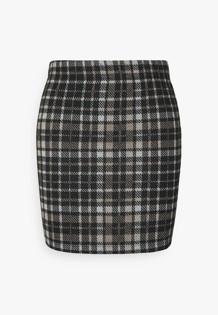 JDYCALLE SHORT PENCIL SKIRT - Minijupe - Black/silver Mink /white 3 JDYCALLE SHORT PENCIL SKIRT - Minijupe - Black/silver Mink /white