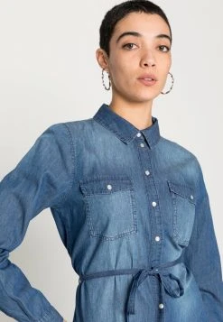 JDYBELLA LIFE DRESS - Robe De Jour - Medium Blue Denim -Promos JDY Boutique 9f2b82cebe2b48609c0ff842590bb234